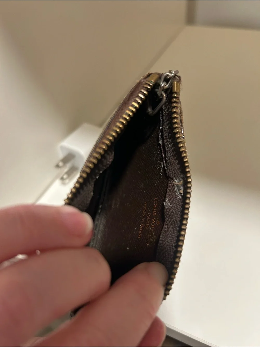 Authentic Louis Vuitton Cles Key Pouch